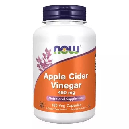 Now Foods Apple Cider Vinegar 450 mg 180 Capsules