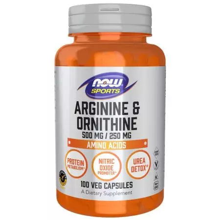 Acum alimente arginină și ornitină 500/250 mg 100 capsule