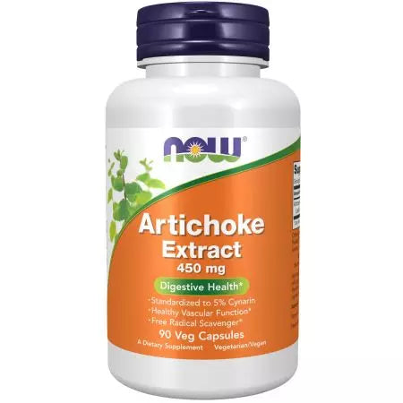 Ahora Foods Extracto de alcachofa 450 mg 90 cápsulas de verduras