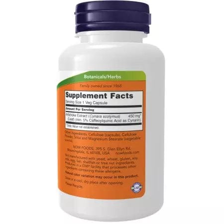 Now Foods Artichoke Extract 450 mg 90 Veg Capsules