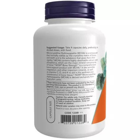 Maintenant, alimentation, force osseuse 120 capsules