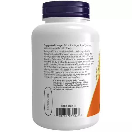 Nu matborage olja 1000 mg med 240 mg GLA 120 Softgels