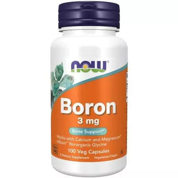 Now Foods Boron 3 mg 100 Veg Capsules