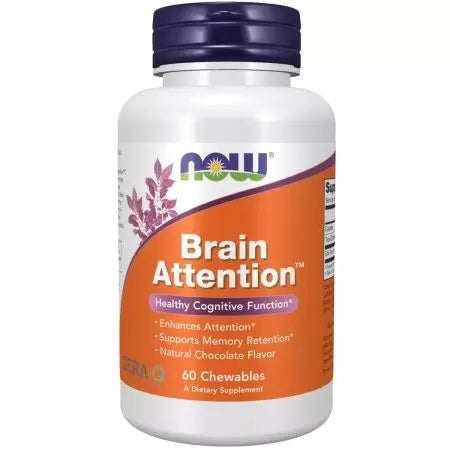 Ahora Foods Brain Attence Ceraq (TM) 60 pestañas de masticación