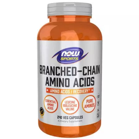 Maintenant, la chaîne ramifiée des aliments acides aminés 240 Veg Capsules