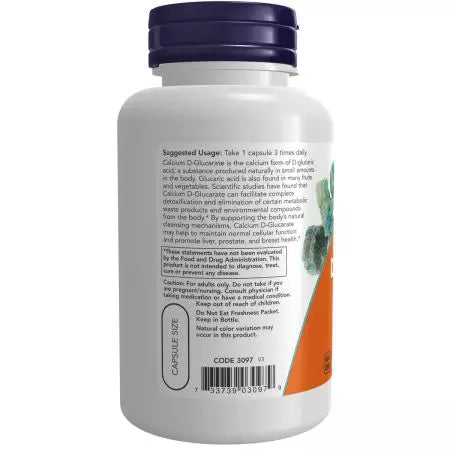 Now Foods Calcium DGlucarate 500 mg 90 Veg Capsules