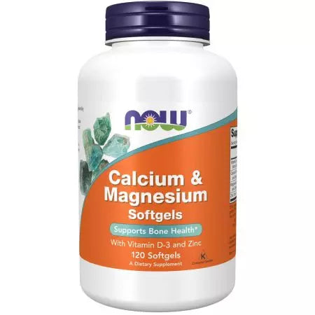 Ahora Foods Calcium & Magnesium 120 Softgels