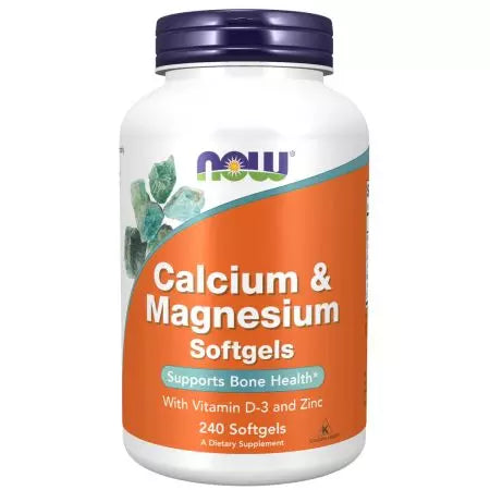 Nu fødevarer calcium & magnesium 240 softgels