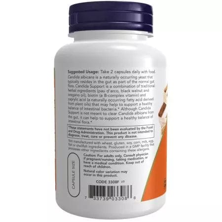 Now Foods Candida 90 Veg Capsules