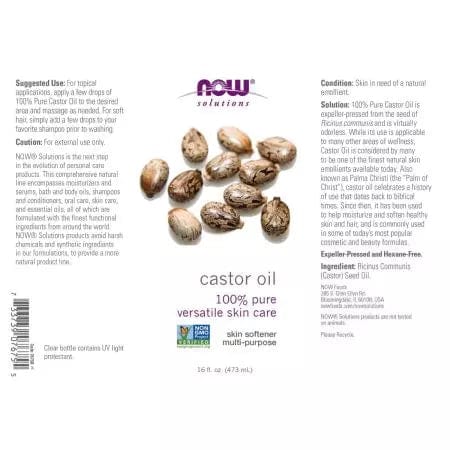 Now Foods Castor Oil 16oz