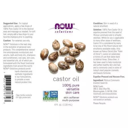 Now Foods Castor Oil 4oz