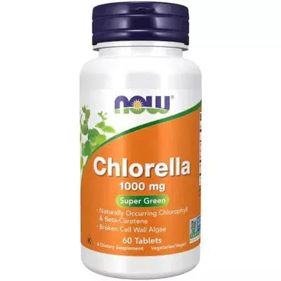 Now Foods Chlorella 1000 mg 60 Tablets