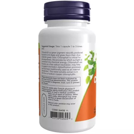 Nu Foods Chlorophyll 100mg 90 VEG -capsules