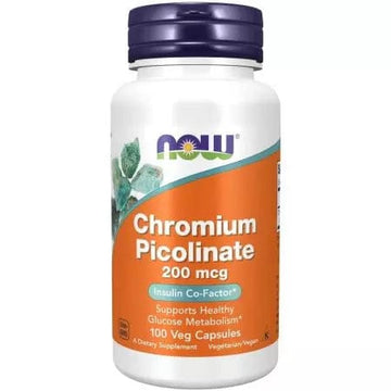 Now Foods Chromium Picolinate 200 mcg 100 Veg Capsules