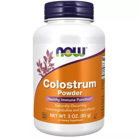 Maintenant aliments colostrum poudre pure 3 oz