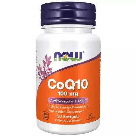 Τώρα τα τρόφιμα CoQ10 100 mg 50 softgels