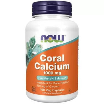 Now Foods Coral Calcium 1,000 mg 100 Veg Capsules