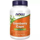 Now Foods Cranberry Caps with Added Vitamin C 100 Veg Capsules