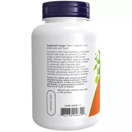 Maintenant les aliments curcumine 120 Veg Capsules