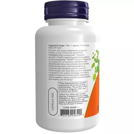 Τώρα τα τρόφιμα Curcumin Phytosome 60 κάψουλες Veg