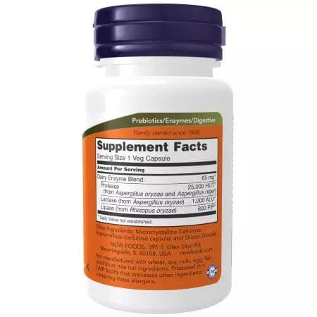 Now Foods Dairy Digest Complete 90 Veg Capsules