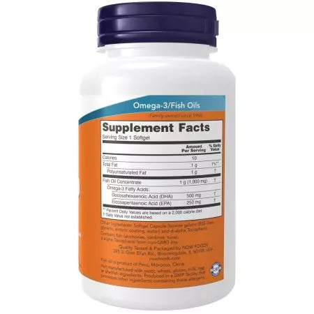 Now Foods DHA 500mg 90 Softgels