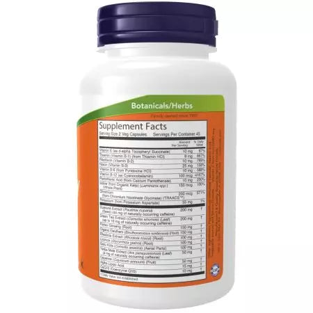 Nu Foods Energy Dietary Supplement 90 capsules