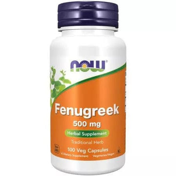 Now Foods Fenugreek 500 mg 100 Veg Capsules