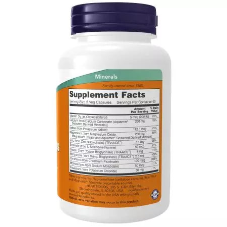 Nyt Foods Full Spectrum Mineral Caps 120 Veg -kapselit