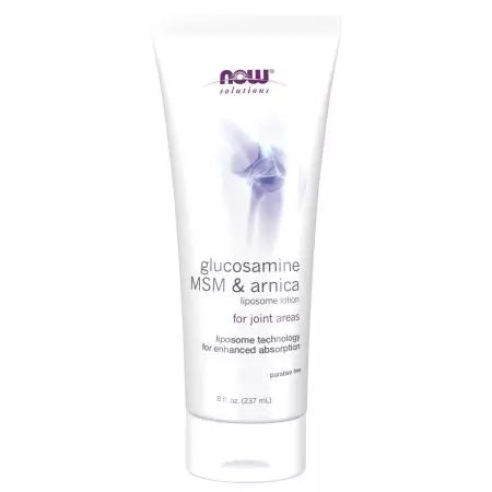 Nu fødevarer glucosamin, MSM & arnica liposome lotion 8oz