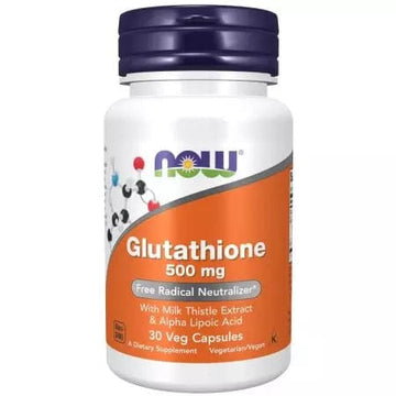 Now Foods Glutathione 500 mg 30 Veg Capsules