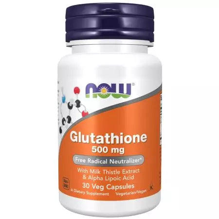 Nu fødevarer glutathion 500 mg 30 veg -kapsler