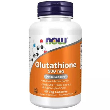 Now Foods Glutathione 500 mg 60 Veg Capsules