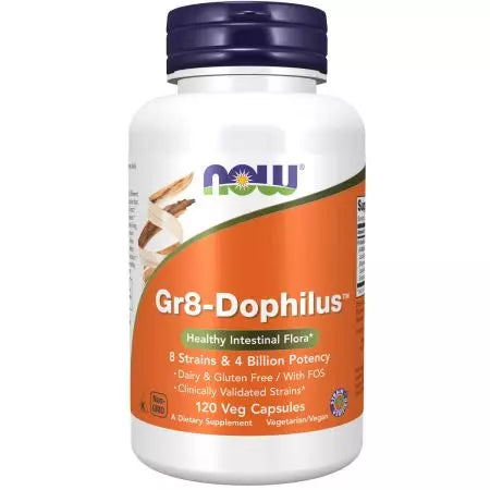 Jetzt Lebensmittel Gr8dophilus 120 Gemüsekapseln