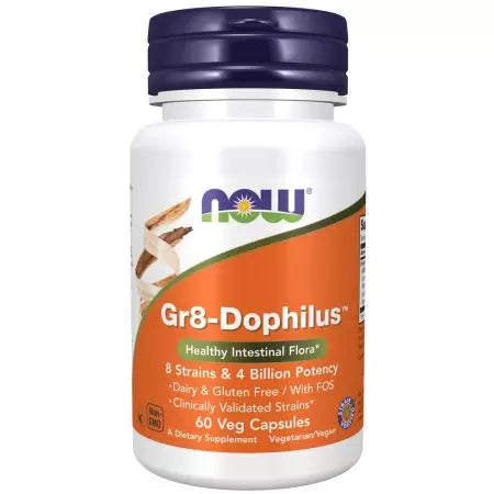 Τώρα τρόφιμα gr8dophilus 60 κάψουλες veg