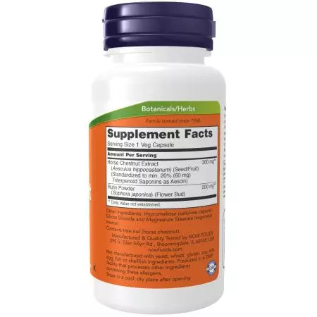 Jetzt Foods Horse Chestnut 300 mg 90 Gemüsekapseln