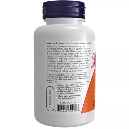 Now Foods Inositol 500mg 100 Veg Capsules