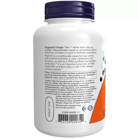 Now Foods LArginine 1000 mg 120 Tablets