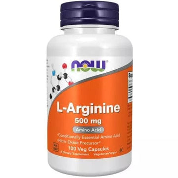 Now Foods LArginine 500 mg 100 Capsules