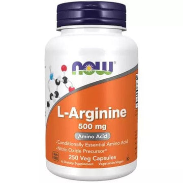 Now Foods LArginine 500 mg 250 Capsules