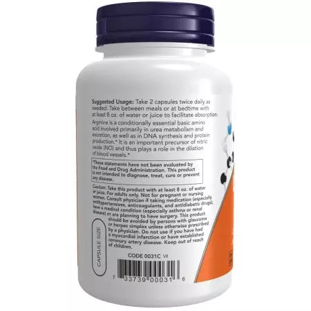 Jetzt Lebensmittel Larginin 500 mg 250 Kapseln