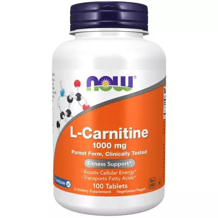 Nyt Foods Lcarnitiini 1000 mg 100 tablettia