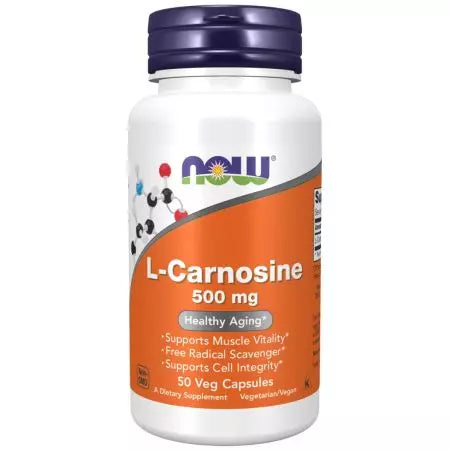 Maintenant aliments lcarnosine 500 mg 50 capsules de légumes