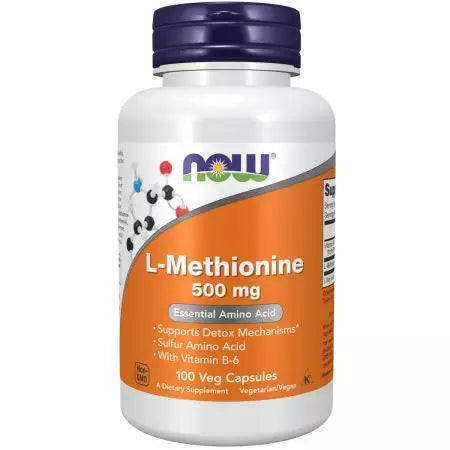 Τώρα τα τρόφιμα lmethionine 500mg 100 καπάκια