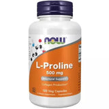 Now Foods LProline 500 mg 120 Veg Capsules