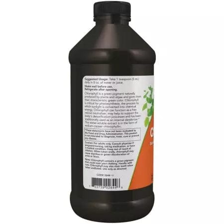 Now Foods Liquid Chlorophyll Mint Flavour 16oz