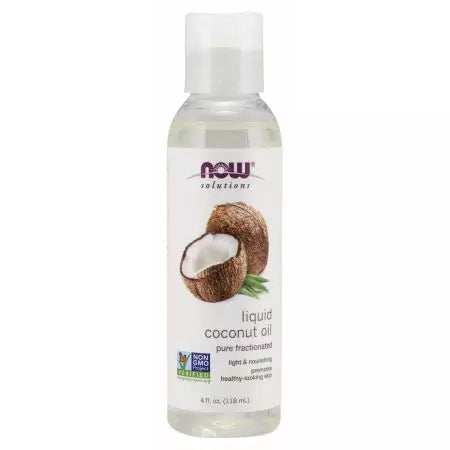 Ahora alimentos aceite de coco líquido 4 oz