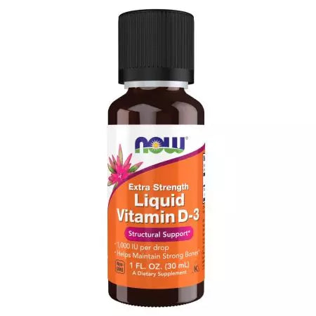 Maintenant aliments liquide vitamine D3 en plus de force 1oz