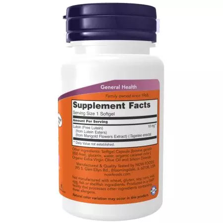 Jetzt Lebensmittel Lutein 10 mg 120 Softgele