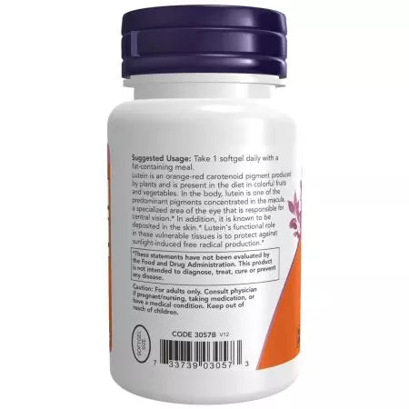 Nu fødevarer lutein 10 mg 120 softgels